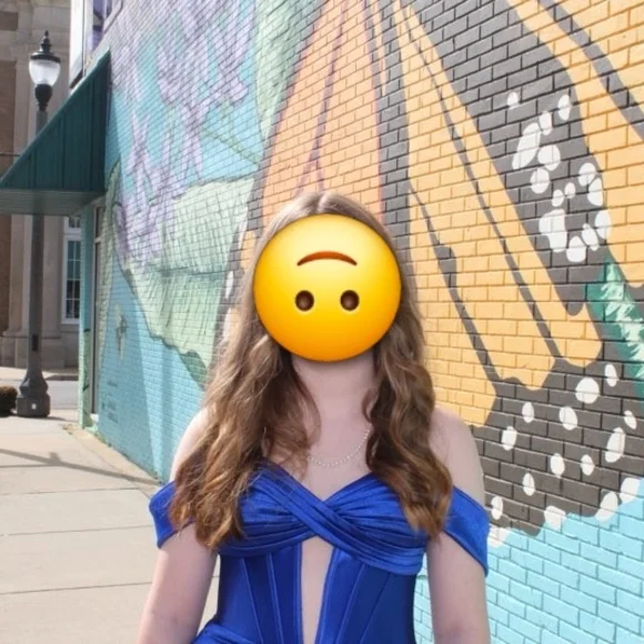 Sherri Hill Royal Blue Prom Dress From Royal We - Picture 4 of 6